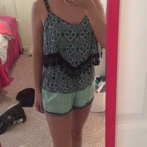 Multicolored romper